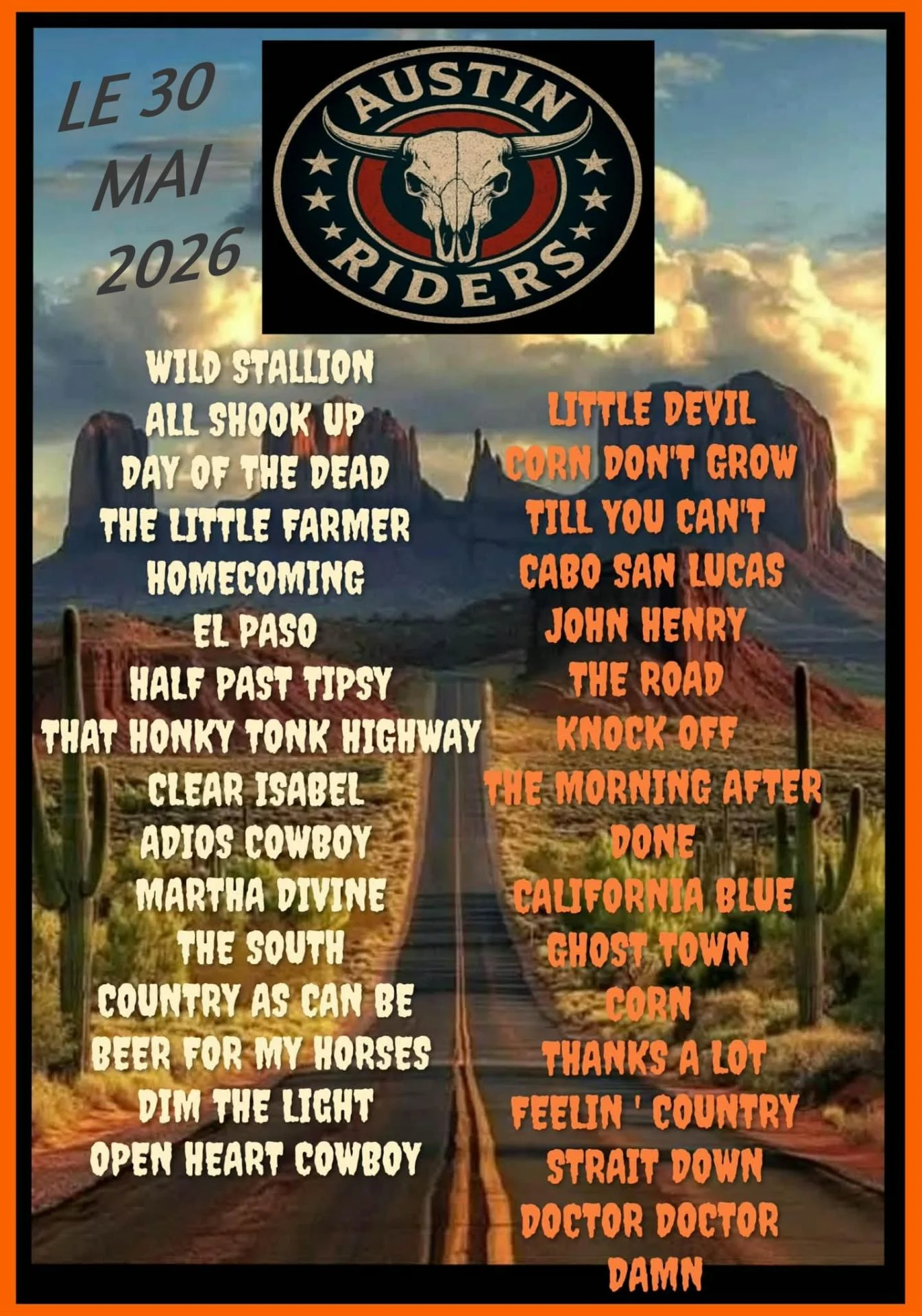 Playlist - Austin Riders